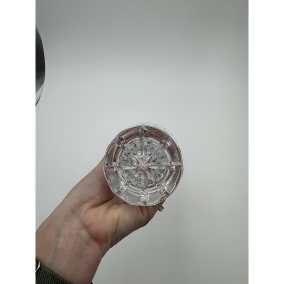 Vintage Led Cut Crystal Bud Vase 6" Inch Tall Scalloped Edge - Picture 5 of 9